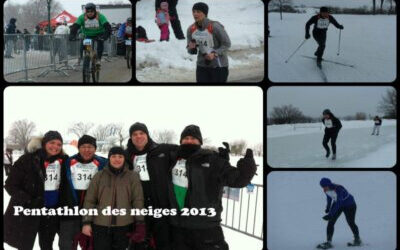 A team from VIRIDIS environnement participates in the Corporate Challenge of the 2013 Snow Pentathlon